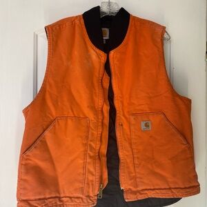 Carhartt Bright Blaze Orange Utility Vest